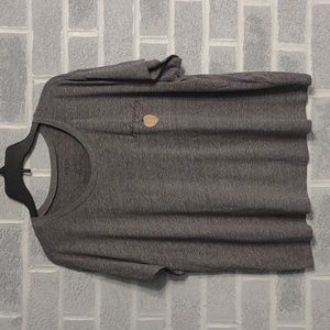Torrid Women's Grey Just Peachy Crew Neck Tee Shirt Torrid Size 2